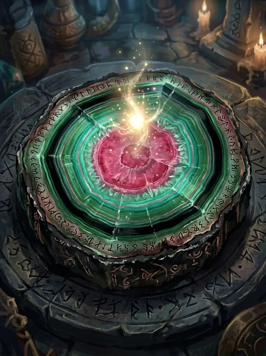 Tourmaline Wheel Roulette Game